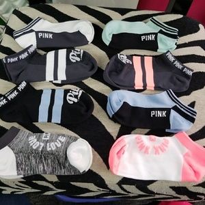VS Ultimate Pink socks, New 8pairs, nylon drifit